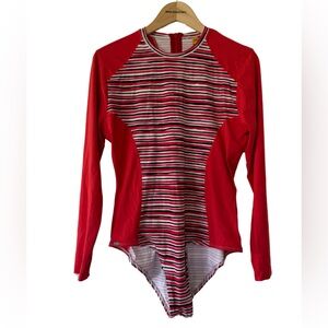 Lole Long Sleeve Bathing Suit Zip Back